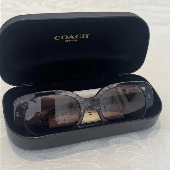 Coach 54 mm Oval Sunglasses - Picture 12 of 13